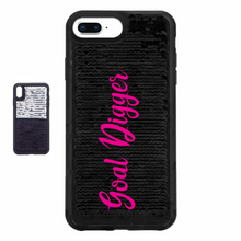 Load image into Gallery viewer, Goal Digger Custom Sequin iPhone Case