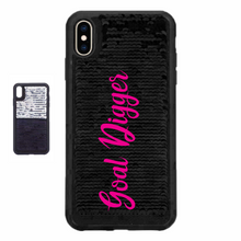 Load image into Gallery viewer, Goal Digger Custom Sequin iPhone Case