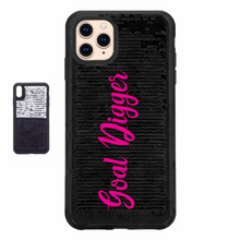 Load image into Gallery viewer, Goal Digger Custom Sequin iPhone Case