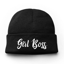Load image into Gallery viewer, Girl Boss Embroidery Beanie Hat