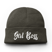 Load image into Gallery viewer, Girl Boss Embroidery Beanie Hat