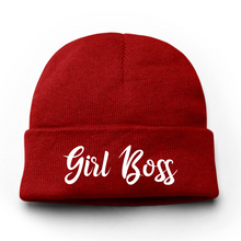 Load image into Gallery viewer, Girl Boss Embroidery Beanie Hat