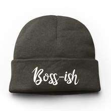 Load image into Gallery viewer, Boss-ish Embroidery Beanie Hat