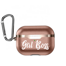 Load image into Gallery viewer, Custom Leather Airpod PRO Case - Electroplated