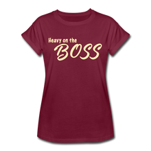 Load image into Gallery viewer, Heavy On The Boss T-Shirt - burgundy