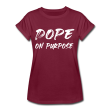 Load image into Gallery viewer, Dope On Purpose Relaxed Fit T-Shirt - burgundy