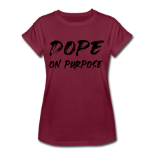 Load image into Gallery viewer, Dope On Purpose Relaxed Fit T-Shirt - burgundy