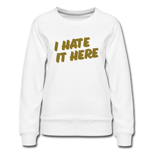 Load image into Gallery viewer, Women’s Premium Sweatshirt - white