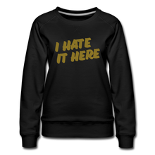 Load image into Gallery viewer, Women’s Premium Sweatshirt - black