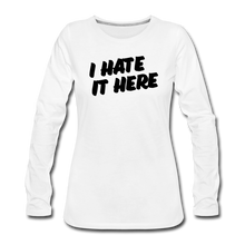 Load image into Gallery viewer, Women's Premium Long Sleeve T-Shirt - white