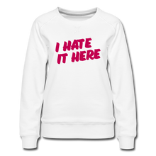Load image into Gallery viewer, Women’s Premium Sweatshirt - white