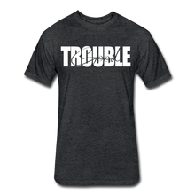 Load image into Gallery viewer, Fitted Cotton/Poly T-Shirt by Next Level - heather black