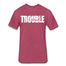Load image into Gallery viewer, Fitted Cotton/Poly T-Shirt by Next Level - heather burgundy