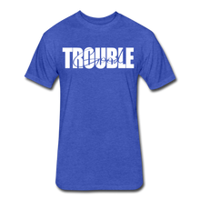 Load image into Gallery viewer, Fitted Cotton/Poly T-Shirt by Next Level - heather royal