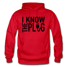 Load image into Gallery viewer, The Plug Adult Hoodie - red