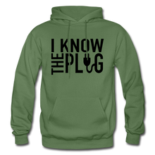 Load image into Gallery viewer, The Plug Adult Hoodie - military green