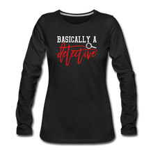 Load image into Gallery viewer, Detective Long Sleeve T-Shirt - black