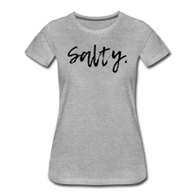 Load image into Gallery viewer, Salty Women’s Premium T-Shirt - heather gray