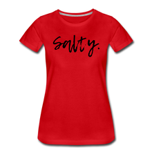 Load image into Gallery viewer, Salty Women’s Premium T-Shirt - red
