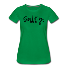 Load image into Gallery viewer, Salty Women’s Premium T-Shirt - kelly green