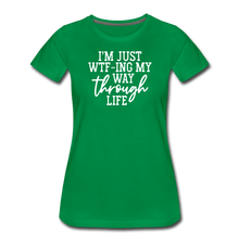 Load image into Gallery viewer, WTF Women’s Premium T-Shirt - kelly green