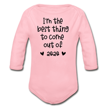Load image into Gallery viewer, Best Thing Long Sleeve Baby Bodysuit - light pink