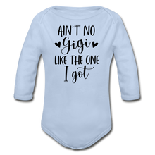 Load image into Gallery viewer, My Gigi Long Sleeve Baby Bodysuit - sky