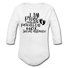 Load image into Gallery viewer, Proof Long Sleeve Baby Bodysuit - white