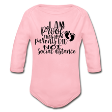 Load image into Gallery viewer, Proof Long Sleeve Baby Bodysuit - light pink
