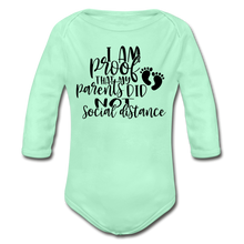 Load image into Gallery viewer, Proof Long Sleeve Baby Bodysuit - light mint