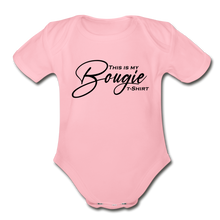 Load image into Gallery viewer, Bougie Short Sleeve Baby Bodysuit - light pink