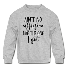 Load image into Gallery viewer, My GiGi Kids' Crewneck Sweatshirt - heather gray