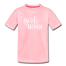 Load image into Gallery viewer, Girl Boss Kids' Premium T-Shirt - pink