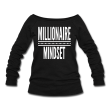 Load image into Gallery viewer, Millionaire Wideneck Sweatshirt - black