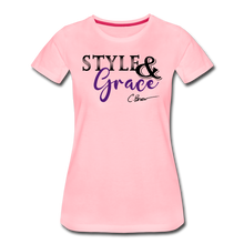 Load image into Gallery viewer, Style & Grace Women’s Premium T-Shirt - pink