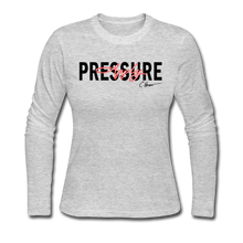 Load image into Gallery viewer, Apply Pressure Women's Long Sleeve Jersey T-Shirt - gray