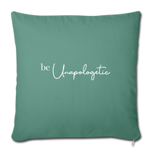 Load image into Gallery viewer, Just Be Throw Pillow Cover 18” x 18” - cypress green