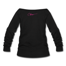 Load image into Gallery viewer, Boss-ish Wideneck Sweatshirt (limited Edition) - black