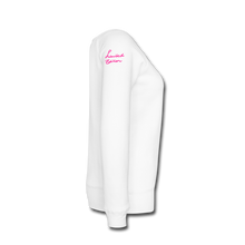 Load image into Gallery viewer, Glitz Boss-ish Wideneck Sweatshirt (limited Edition) - white