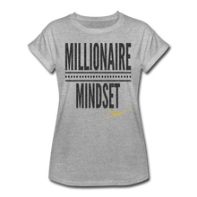 Load image into Gallery viewer, Glitz Millionaire Mindset Relaxed Fit T-Shirt - heather gray