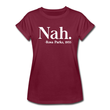 Load image into Gallery viewer, Nah Relaxed Fit T-Shirt - burgundy