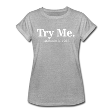 Load image into Gallery viewer, Try Me Relaxed Fit T-Shirt - heather gray