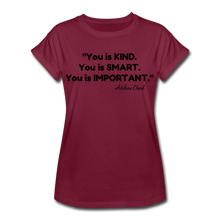 Load image into Gallery viewer, You Is Relaxed Fit T-Shirt - burgundy