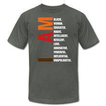 Load image into Gallery viewer, I AM Unisex Jersey T-Shirt - asphalt