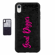 Load image into Gallery viewer, Goal Digger Custom Sequin iPhone Case
