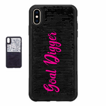 Load image into Gallery viewer, Goal Digger Custom Sequin iPhone Case
