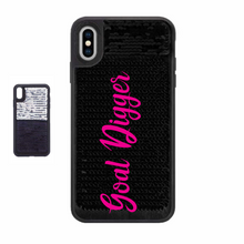 Load image into Gallery viewer, Goal Digger Custom Sequin iPhone Case
