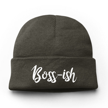 Load image into Gallery viewer, Boss-ish Embroidery Beanie Hat
