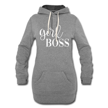 Load image into Gallery viewer, Girl Boss Hoodie Dress - heather gray
