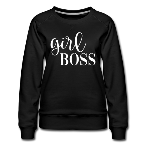 Girl Boss Premium Sweatshirt - black